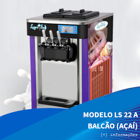 Máquina de Sorvete Expresso LS 22A – BALCÃO
